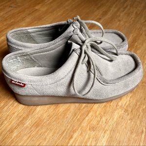 Clarks Original Wallabee Chukka Desert Suede Low Top Shoes Women's Size 5.5